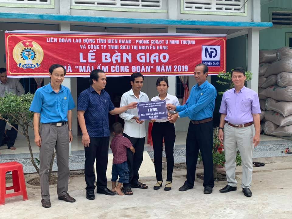 LIÊN ĐOÀN LAO ĐỘNG TỈNH KIÊN GIANG-PHÒNG GD&ĐT U MINH THƯỢNG VÀ CÔNG TY TNHH SIÊU THỊ NGUYỄN ĐĂNG